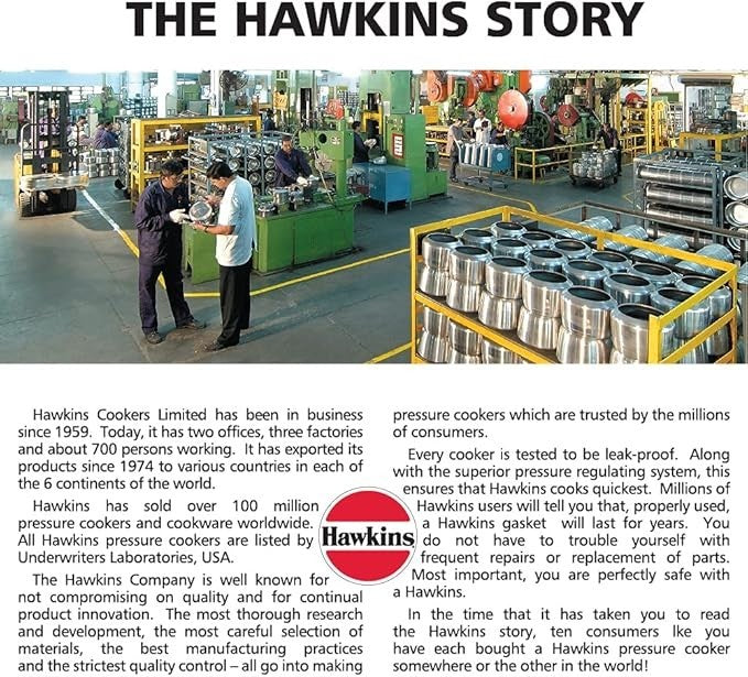 Hawkins Ceramic CAG30 Pressure Cooker, 3 L, Apple Green